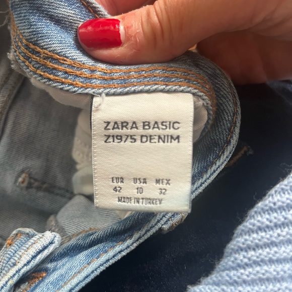 Zara Ankle Embroidered Jeans - Picture 9 of 10